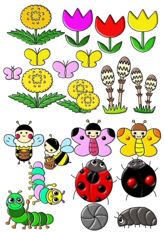 無料型紙ダウンロード 保育で使える手作り日めくりカレンダー型紙 おうち教材の森