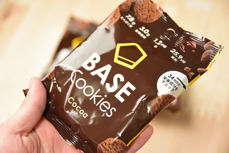 ベースクッキーココア味
